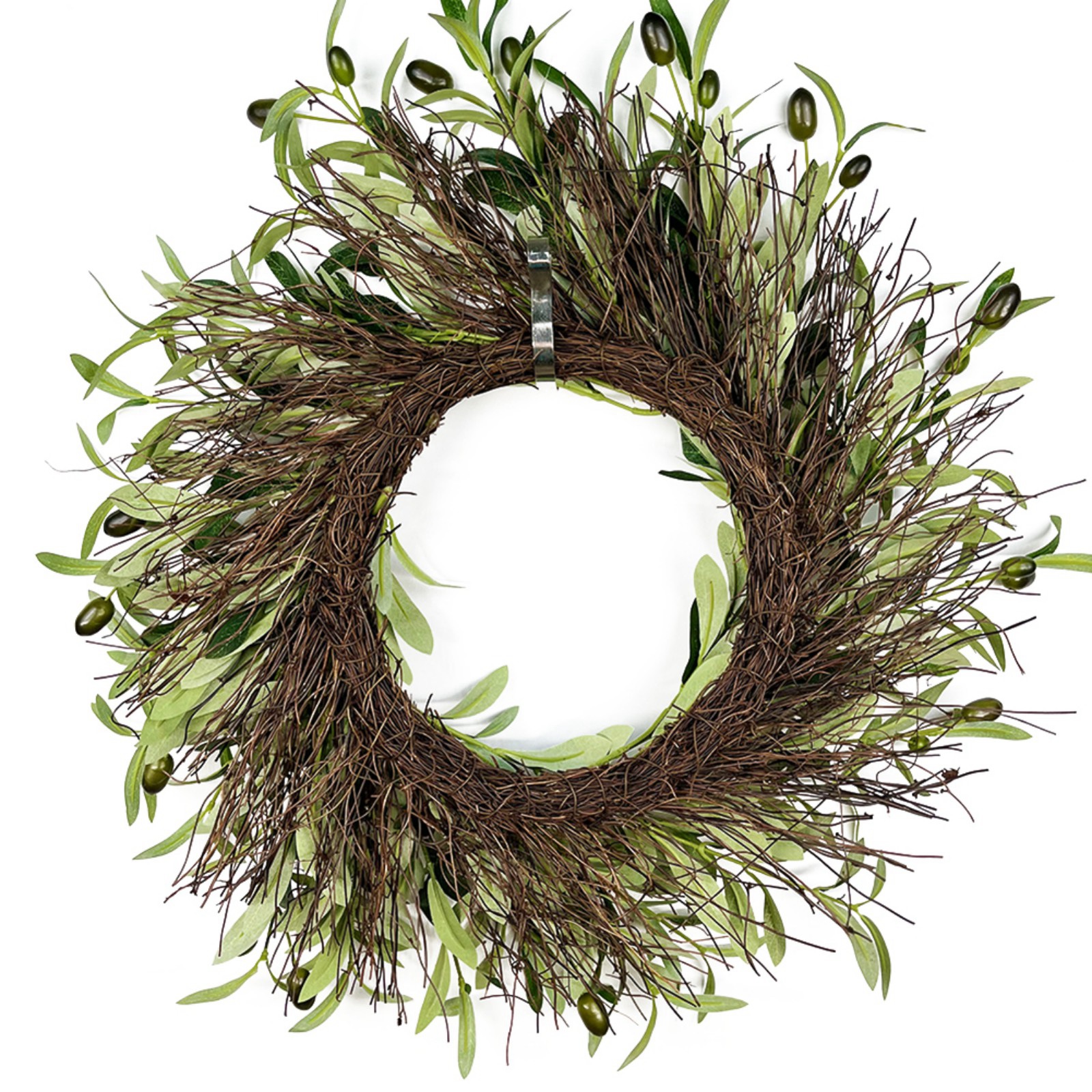 Olive Wreaths for Front Door, Artificial Spring Summer All Seasons Year ...
